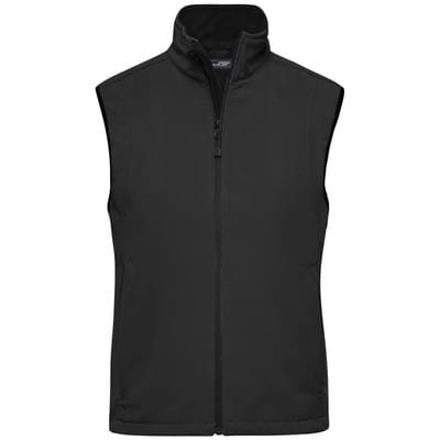 Damen Softshell Weste JN138, schwarz, Größe XXL