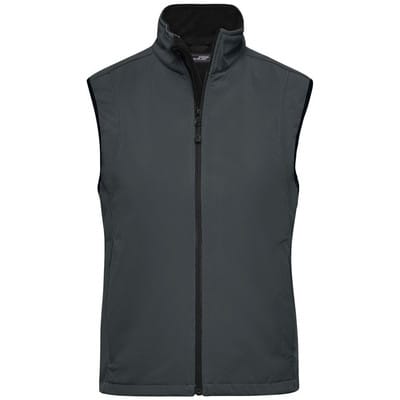 Damen Softshell Weste JN138, carbon, Größe L