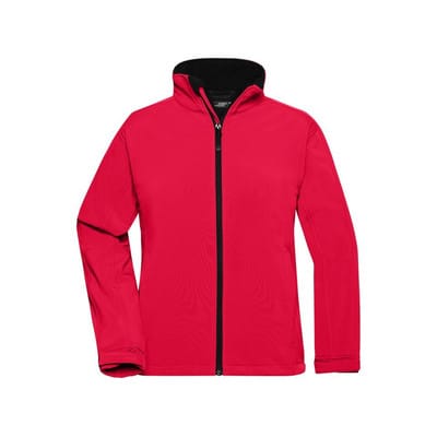 Damen Softshell Jacke JN137, rot, Größe L