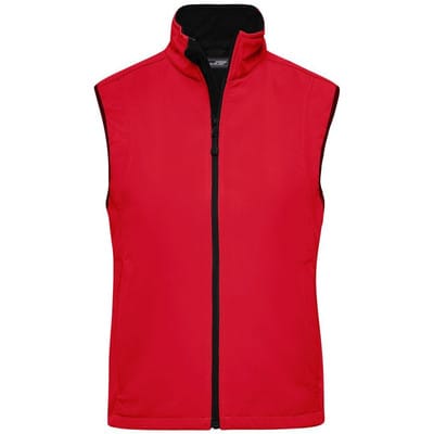 Damen Softshell Weste JN138, rot, Größe XL