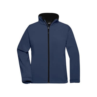 Damen Softshell Jacke JN137, navy-blau, Größe XXL