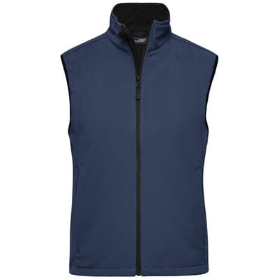 Damen Softshell Weste JN138, navy-blau, Größe M