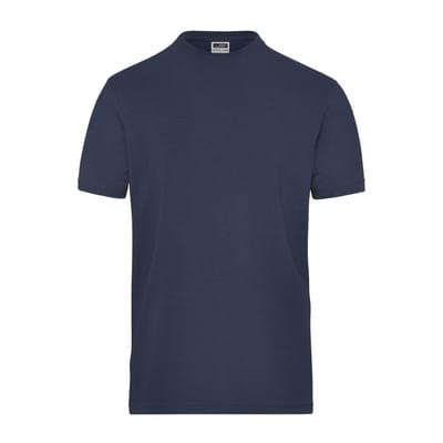 Herren Bio Workwear-T Stretch JN1802, navy-blau, Größe 6XL