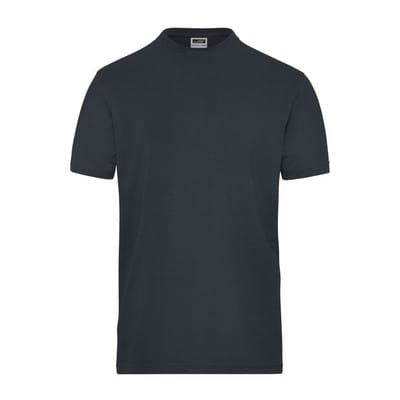 Herren Bio Workwear-T Stretch JN1802, carbon, Größe M