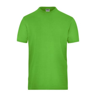 Herren Bio Workwear-T Stretch JN1802, lime-grün, Größe S