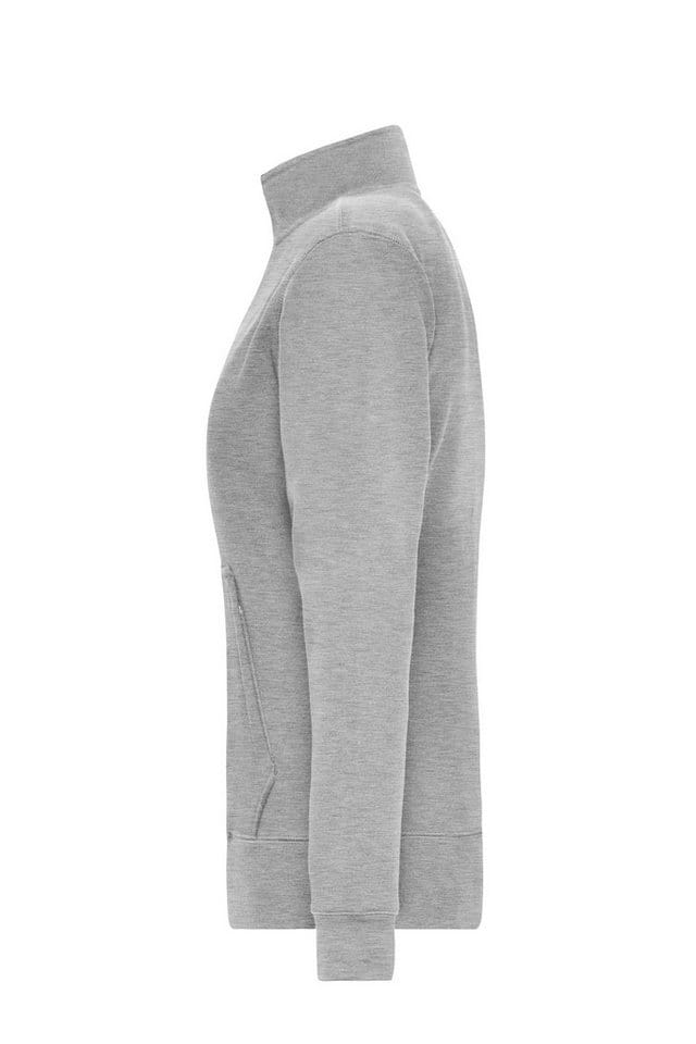 Damenjacke Doubleface JN1809, grau heather, Größe 3XL