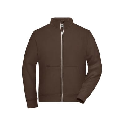 Herrenjacke Doubleface JN1810, braun, Größe XL