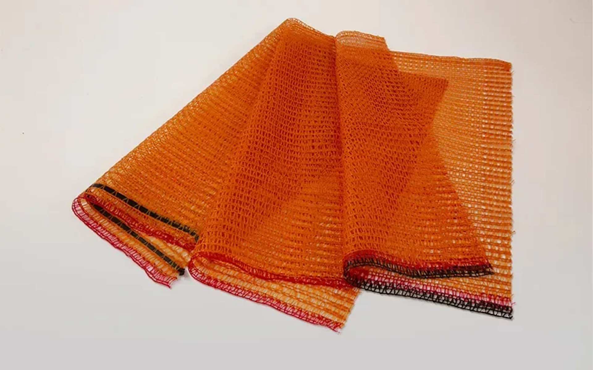 Raschelsack, Gemüsesack 28x36, Goldgelb, Ohne Zugband