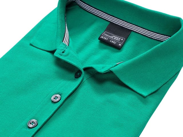 Damen Pima Poloshirt JN707, königs-blau, Größe XL
