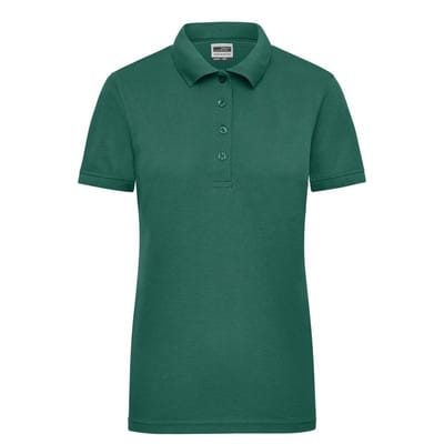 Damen Workwear Poloshirt JN829, dunkelgrün, Größe 4XL