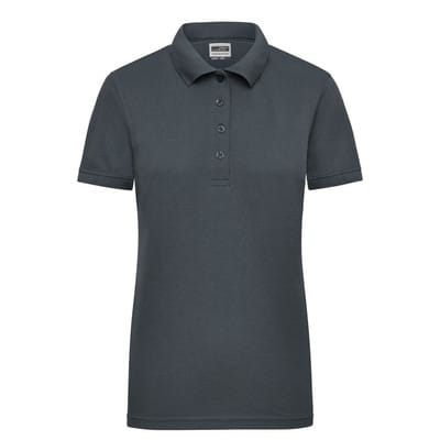 Damen Workwear Poloshirt JN829, carbon, Größe XXL