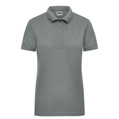 Damen Workwear Poloshirt JN829, dunkelgrau, Größe 3XL
