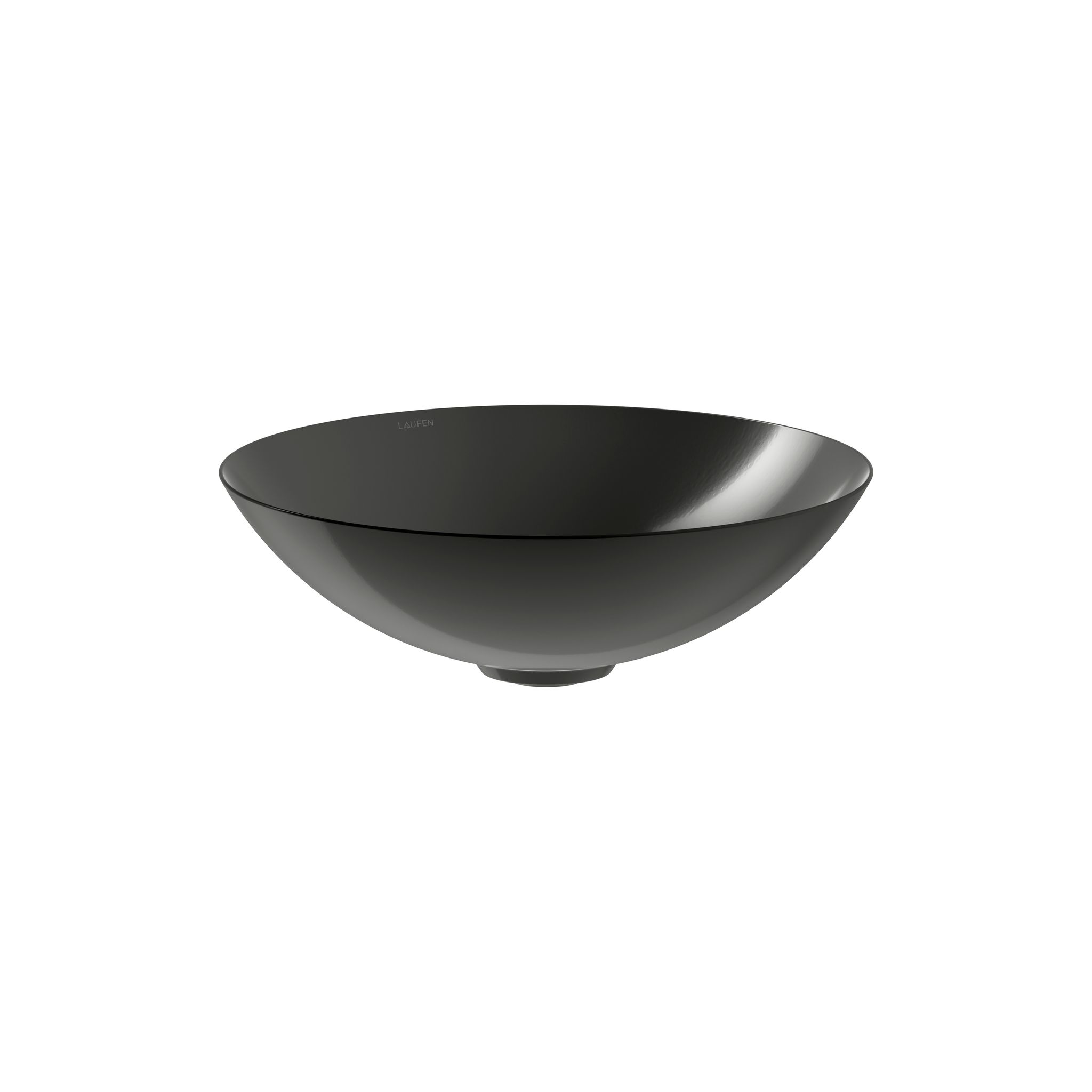 Laufen Waschtisch-schale Characters 450x450x149mm, Rund, Ohne Hahnloch Und Überlauf, Dark Iron