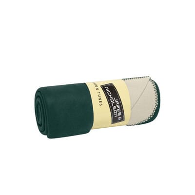 Microfleece Bonding Decke JN952, dunkelgrün/creme