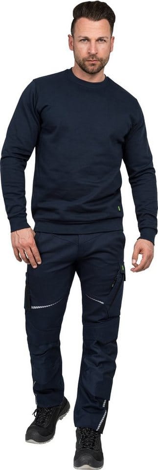 Rundhals Sweater marineblau Größe XXL