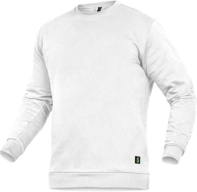 Rundhals Sweater weiß Größe S