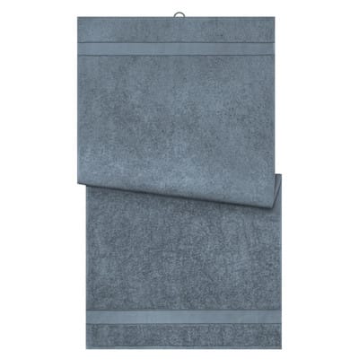 Bio Badetuch 70 x 140cm MB443, mittelgrau
