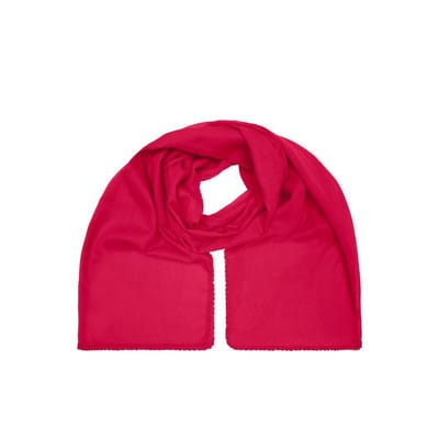 Baumwollschal mit Bordüre MB6404, rot