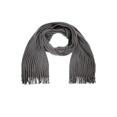 Ripp Schal MB7989, anthrazit/schwarz