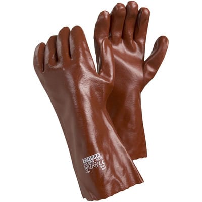 Chemikalienhandschuhe TEGERA 10PG, Kat. III, Rot, Gr. 8