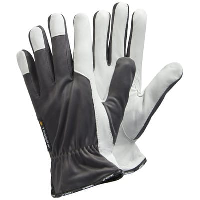 Lederhandschuh 115, Kat. II, grau, Größe 8