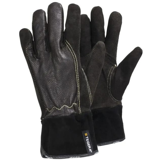 Hitzeschutzhandschuhe TEGERA 32, Kat. II, braun/schwarz, Gr. 12
