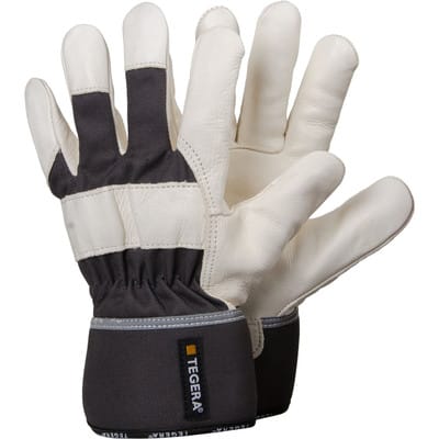 Arbeitshandschuhe TEGERA 364, Kat. II, grau/beige, Gr. 8