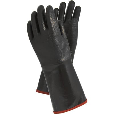 Chemikalienhandschuhe TEGERA 494, Kat. III, schwarz, Gr. 10