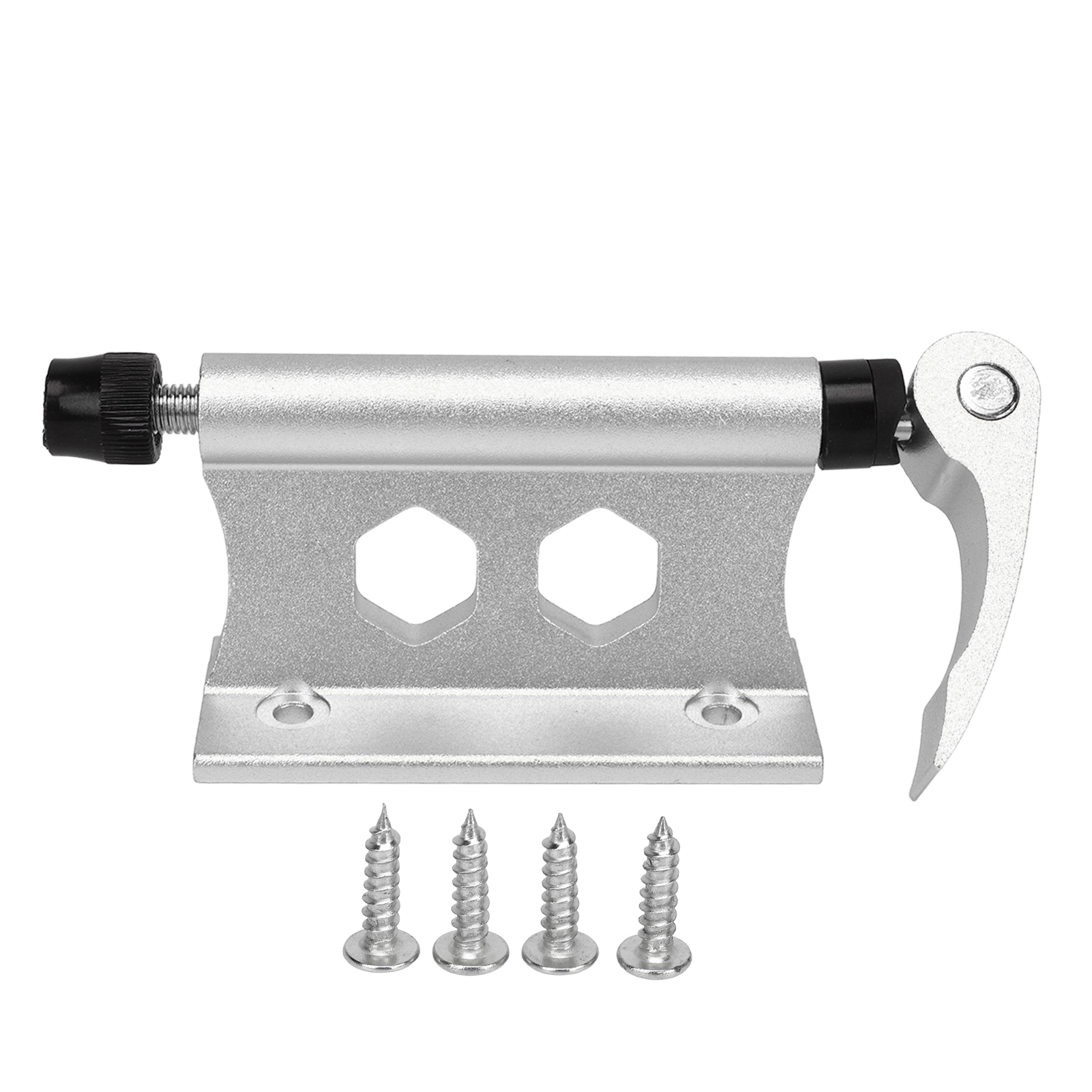 Schnellspann-fahrradgabelhalterung Aus Aluminiumlegierung Für Transport Und Lagerung An Lkws, Lieferwagen, Suvs, Silberfarben