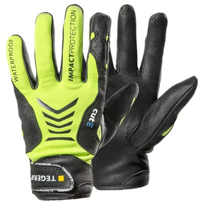 Handschuhe TEGERA 7775 Dynamic Strength, Kat. II, gelb/schwarz, Gr. 8