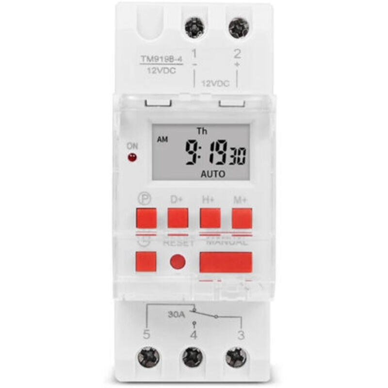 Tm919b Zeitschalter, Automatischer Zykluszeitregler, Zeitschalterausgang - Tm919b-4 12v