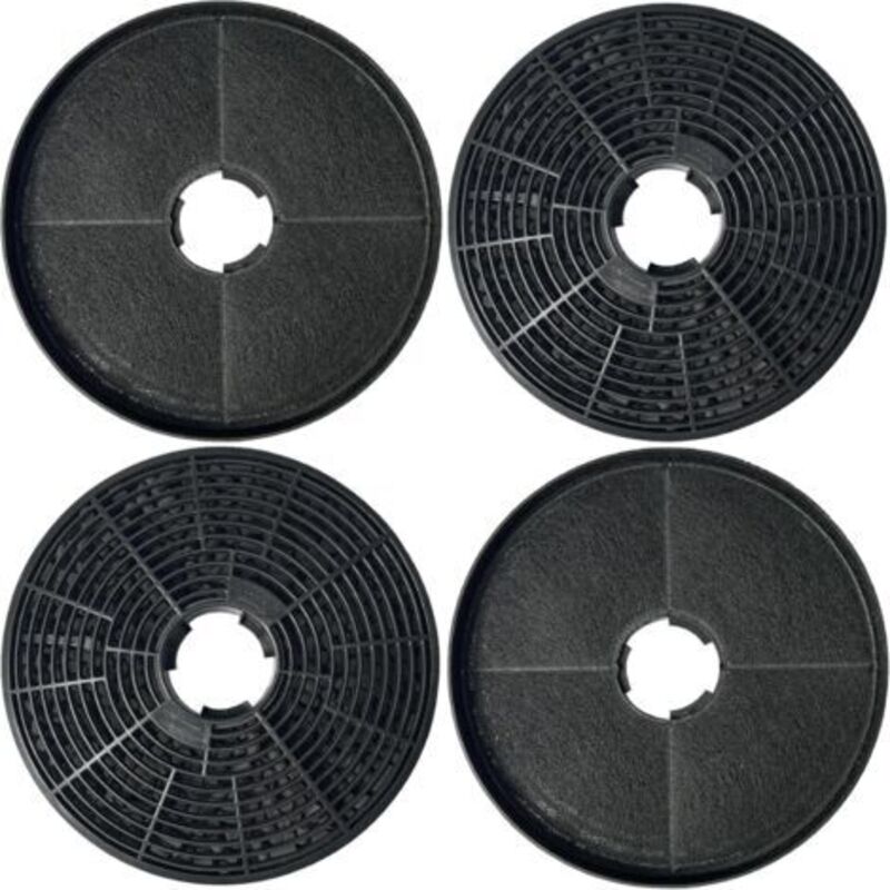 Packung Mit 4 Aktivkohlefiltern Cbcf002, Kompatibel Mit Ciarra Cbcs6201, Cbcb6201, Cbcb6736c, Cbcs6906d, Cbcb6906d, Cbcs9201, Cbcb9201