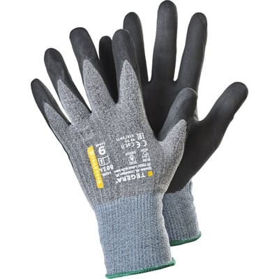 Montagehandschuhe TEGERA 883A, Kat. II, grau/schwarz, Gr. 5