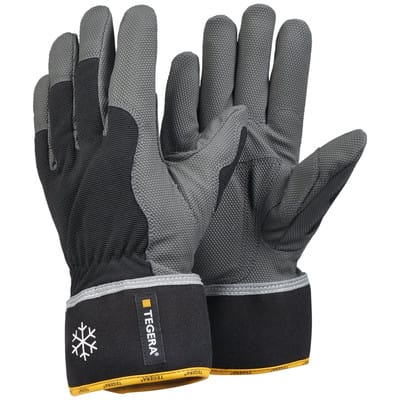 Kälteschutzhandschuhe TEGERA 9112 PRO, Kat. II, schwarz/gelb/grau, Gr. 12