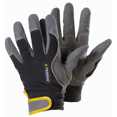 Montagehandschuhe TEGERA 9200 PRO, Kat. II, schwarz/gelb/grau, Gr. 8
