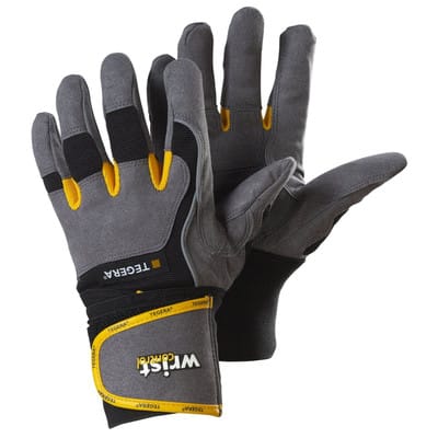 Arbeitshandschuhe TEGERA 9295 PRO, Kat. II, schwarz/gelb/grau, Gr. 8