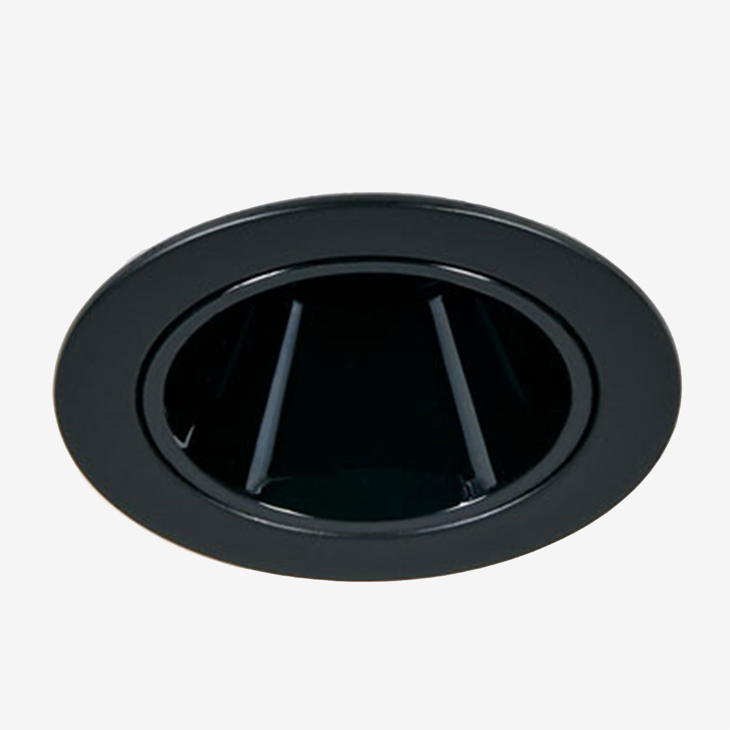 Sklum Downlight Led Einbauleuchte Mit Rundem Rahmen Ø5 Cm Für Den Außenbereich Aus Aluminium Luisiana Schwarz