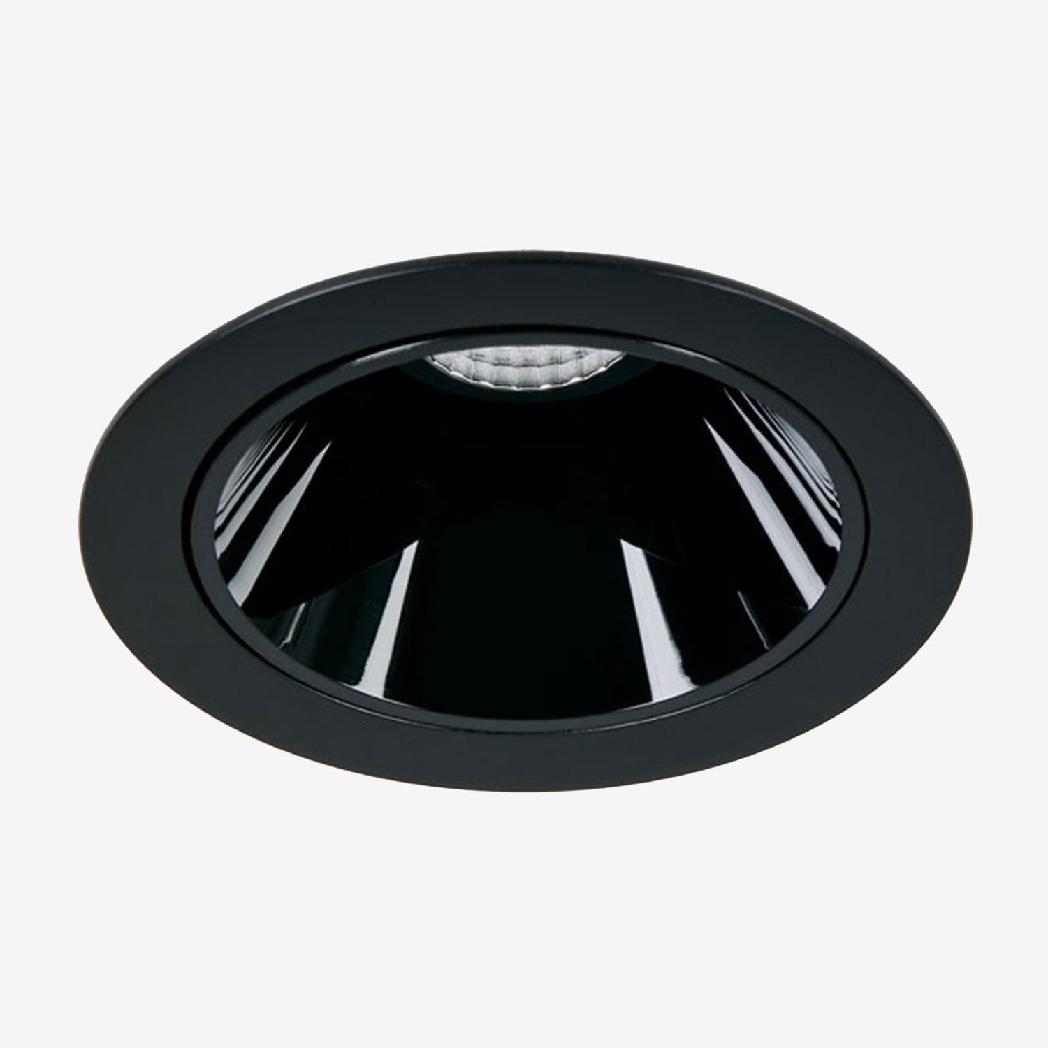 Sklum Downlight Led Einbauleuchte Mit Rundem Rahmen Ø7 Cm Für Den Außenbereich Aus Aluminium Luisiana Schwarz