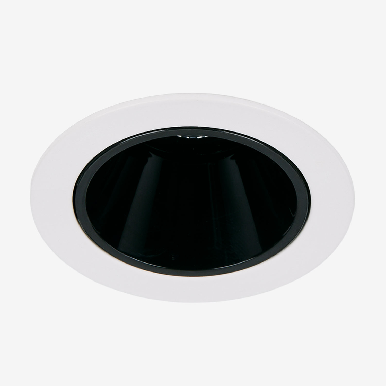 Sklum Downlight Led Einbauleuchte Mit Rundem Rahmen Ø5 Cm Für Den Außenbereich Aus Aluminium Luisiana Weiss – Schwarz