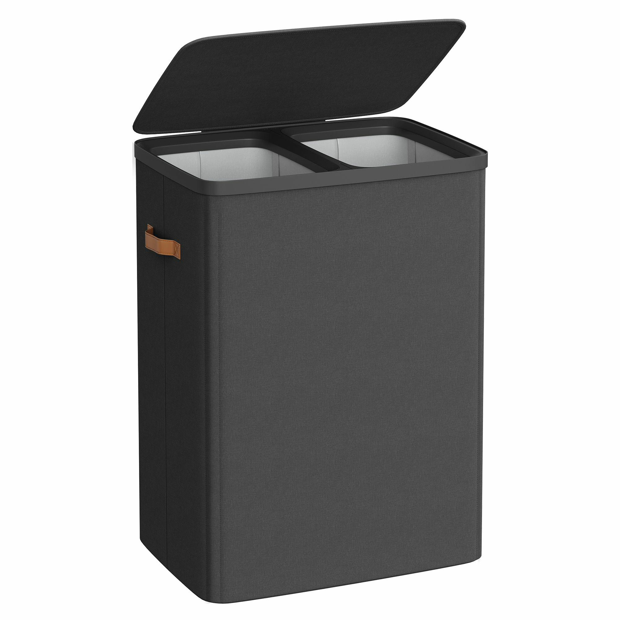 Wäschekorb 2 X 85 L Dunkelgrau