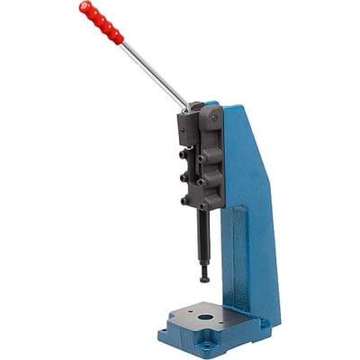 KNIEHEBELPRESSE HANDAUSFÜHRUNG, F2=25000, STAHL, KOMP:STAHL