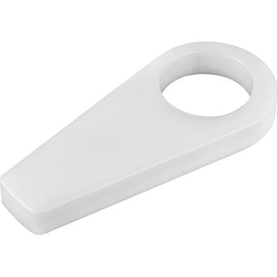 EXZENTERSPANNER D=30,1 100X10, POM WEISS