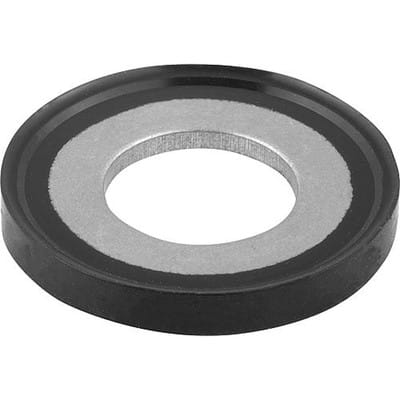 DICHT-UND UNTERLEGSCHEIBE HYGIENIC USIT®, D=10,1, EDELSTAHL 1.4404, KOMP:70 EPDM 291 SCHWARZ EHEDG