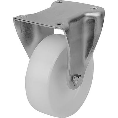 BOCKROLLE OHNE FESTSTELLSYSTEM POLYAMID, KOMP:STAHL, D=200, B=50
