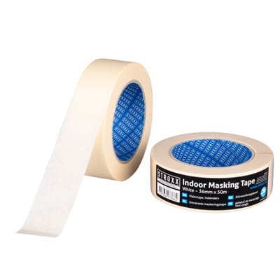 Allzweck Kreppband für scharfe Kanten cremeweiß 36mm x 50m 100-841