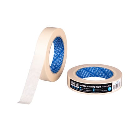 Allzweck Kreppband für scharfe Kanten cremeweiß 24mm x 50m 100-840