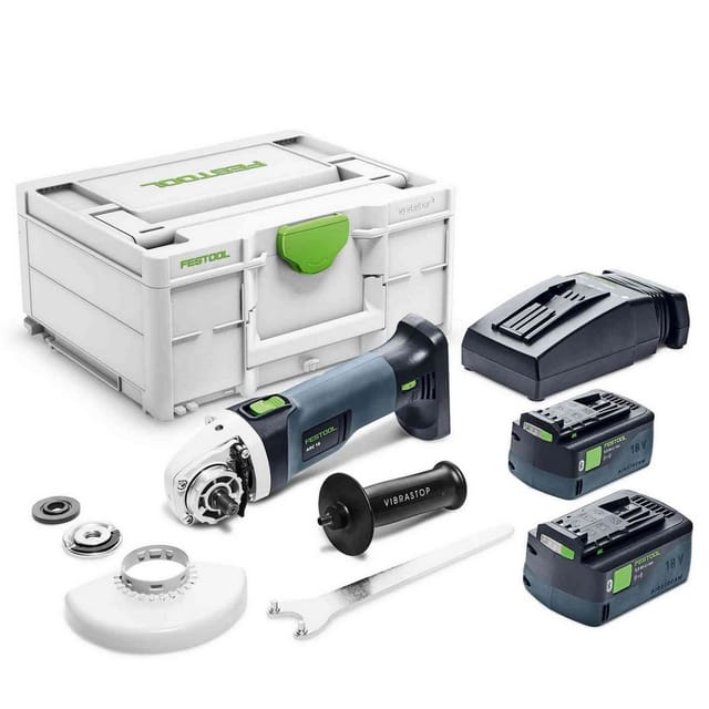 Akku-Winkelschleifer AGC 18-125 5,0 EBI-Plus