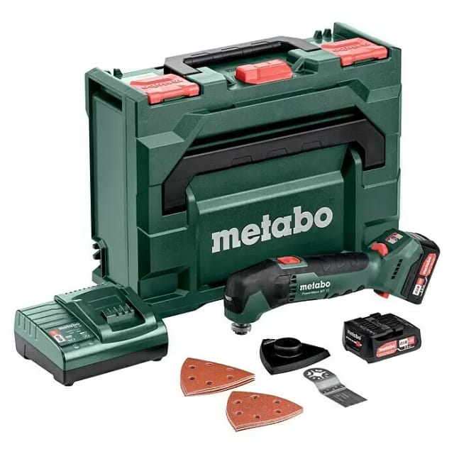 Akku-Multitool PowerMaxx MT 12 (613089500), metaBOX 145, 12V 2x2Ah Li-Power + SC 30