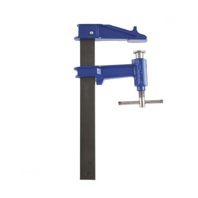 Schraubzwinge Modell F, mit Quergriff, Ausladung 12cm, Spannweite 200cm