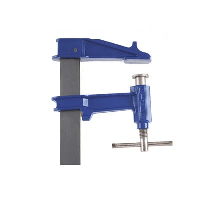 Schraubzwinge Modell R, mit Quergriff, Ausladung 15cm, Spannweite 40cm